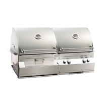 Fire Magic Aurora A830s 46-Inch Built-In Gas & Charcoal Combo Grill With  Analog Thermometer