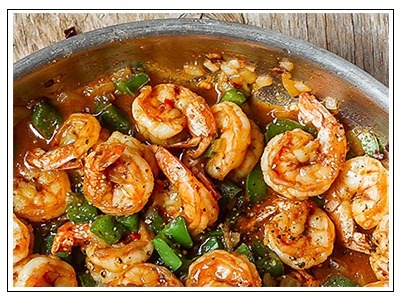 Spicy Shrimp Skillet